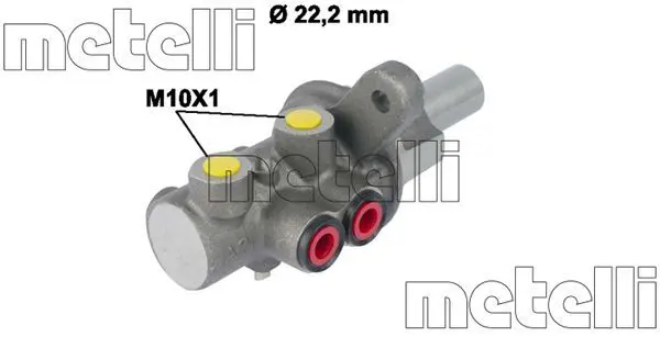 Handler.Part Brake master cylinder METELLI 050730 1