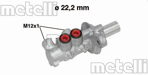 Handler.Part Brake master cylinder METELLI 050757 1