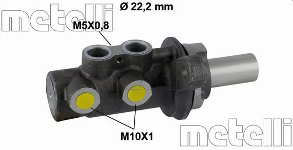 Handler.Part Brake master cylinder METELLI 050782 1