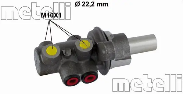 Handler.Part Brake master cylinder METELLI 050807 1