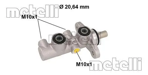 Handler.Part Brake master cylinder METELLI 050835 1