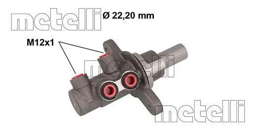 Handler.Part Brake master cylinder METELLI 050839 1