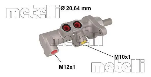 Handler.Part Brake master cylinder METELLI 050846 1