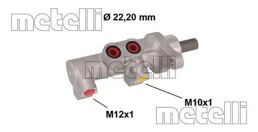 Handler.Part Brake master cylinder METELLI 050847 1