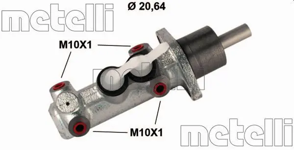 Handler.Part Brake master cylinder METELLI 050853 1