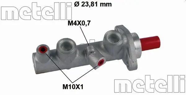 Handler.Part Brake master cylinder METELLI 050854 1