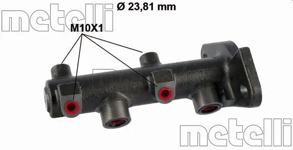 Handler.Part Brake master cylinder METELLI 050862 1