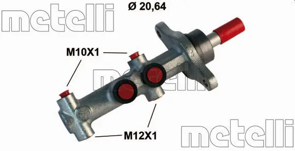 Handler.Part Brake master cylinder METELLI 050864 1