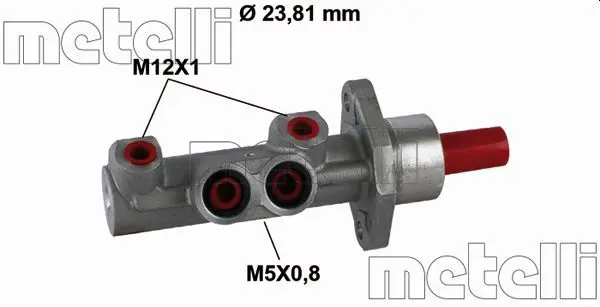 Handler.Part Brake master cylinder METELLI 050869 1