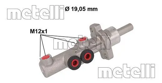 Handler.Part Brake master cylinder METELLI 050882 1