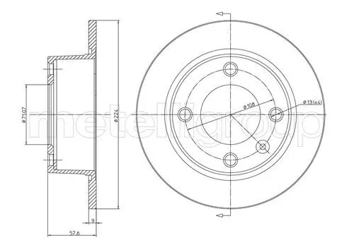 Handler.Part Brake disc METELLI 230319 1