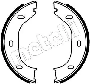 Handler.Part Brake shoe set, parking brake METELLI 530011 1