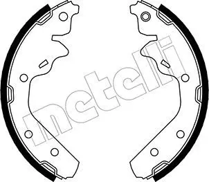 Handler.Part Brake shoe set METELLI 530028 1