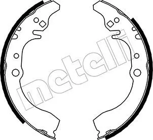 Handler.Part Brake shoe set METELLI 530040 1