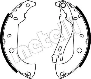 Handler.Part Brake shoe set METELLI 530067 1