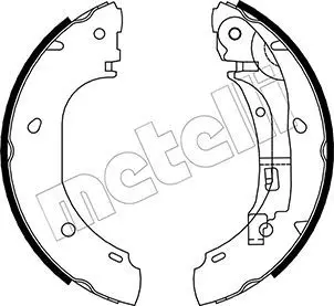 Handler.Part Brake shoe set METELLI 530082 1