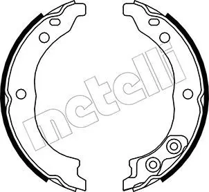 Handler.Part Brake shoe set, parking brake METELLI 530089K 1