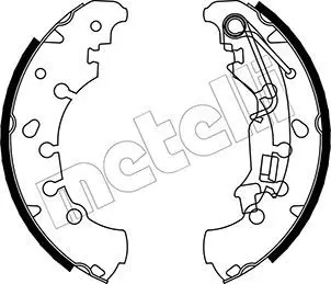 Handler.Part Brake shoe set METELLI 530092 1