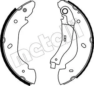 Handler.Part Brake shoe set METELLI 530135 1