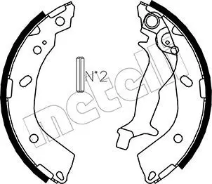 Handler.Part Brake shoe set METELLI 530178 1