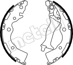 Handler.Part Brake shoe set METELLI 530182 1