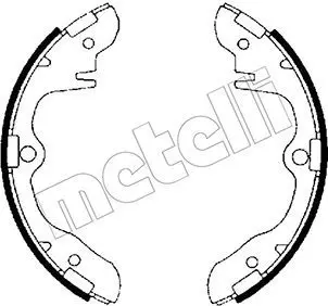 Handler.Part Brake shoe set METELLI 530199 1