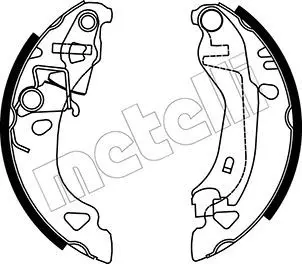 Handler.Part Brake shoe set METELLI 530070 1