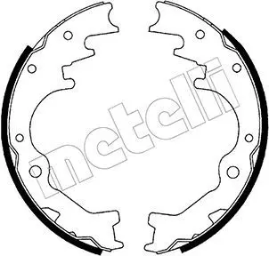 Handler.Part Brake shoe set METELLI 530208 1