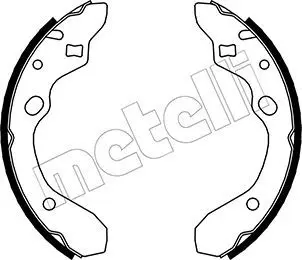 Handler.Part Brake shoe set METELLI 530210 1