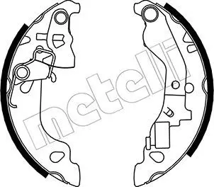 Handler.Part Brake shoe set METELLI 530079Y 1