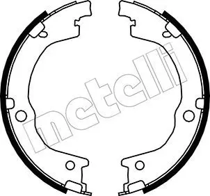 Handler.Part Brake shoe set, parking brake METELLI 530230 1