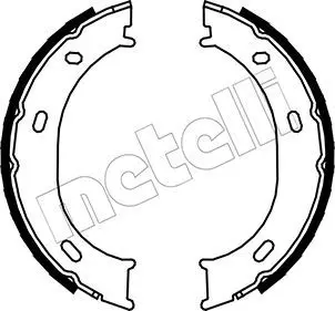 Handler.Part Brake shoe set, parking brake METELLI 530239 1