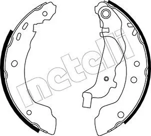 Handler.Part Brake shoe set METELLI 530283Y 1