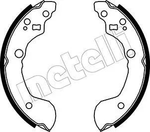 Handler.Part Brake shoe set METELLI 530286 1