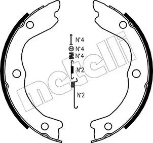 Handler.Part Brake shoe set METELLI 530170 1