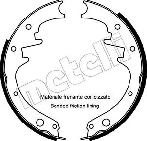 Handler.Part Brake shoe set METELLI 530348 1