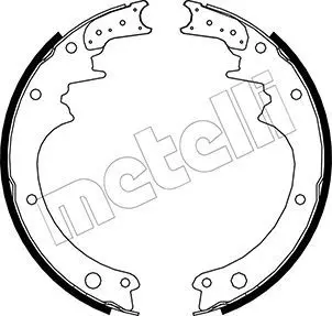 Handler.Part Brake shoe set METELLI 530275 1