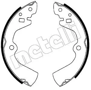 Handler.Part Brake shoe set METELLI 530277 1