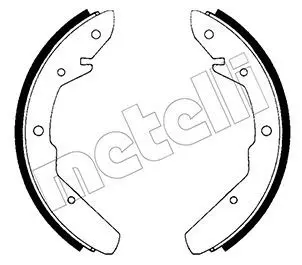 Handler.Part Brake shoe set METELLI 530461 1