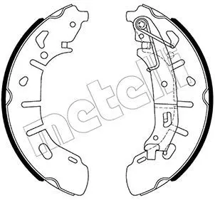 Handler.Part Brake shoe set METELLI 530487 1