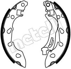 Handler.Part Brake shoe set METELLI 530488 1