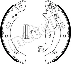 Handler.Part Brake shoe set METELLI 530490 1