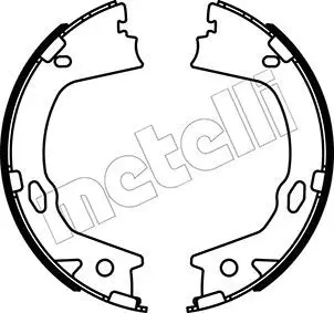 Handler.Part Brake shoe set, parking brake METELLI 530499 1