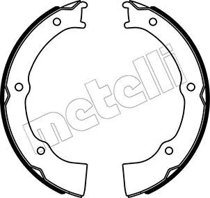 Handler.Part Brake shoe set, parking brake METELLI 530500 1