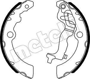 Handler.Part Brake shoe set METELLI 530518 1