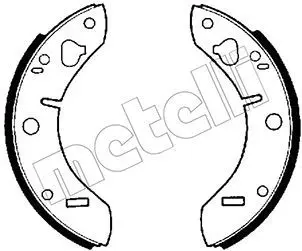 Handler.Part Brake shoe set METELLI 530377 1