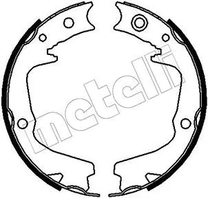 Handler.Part Brake shoe set, parking brake METELLI 530387 1