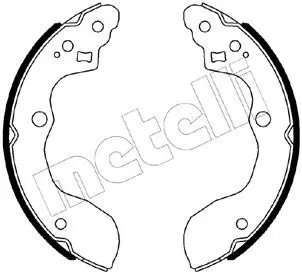 Handler.Part Brake shoe set METELLI 530540 1