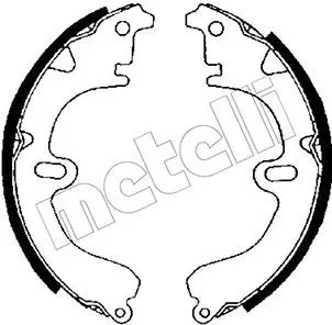 Handler.Part Brake shoe set METELLI 530417 1