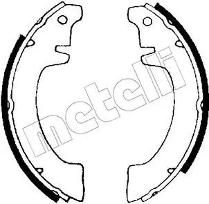 Handler.Part Brake shoe set METELLI 530622 1